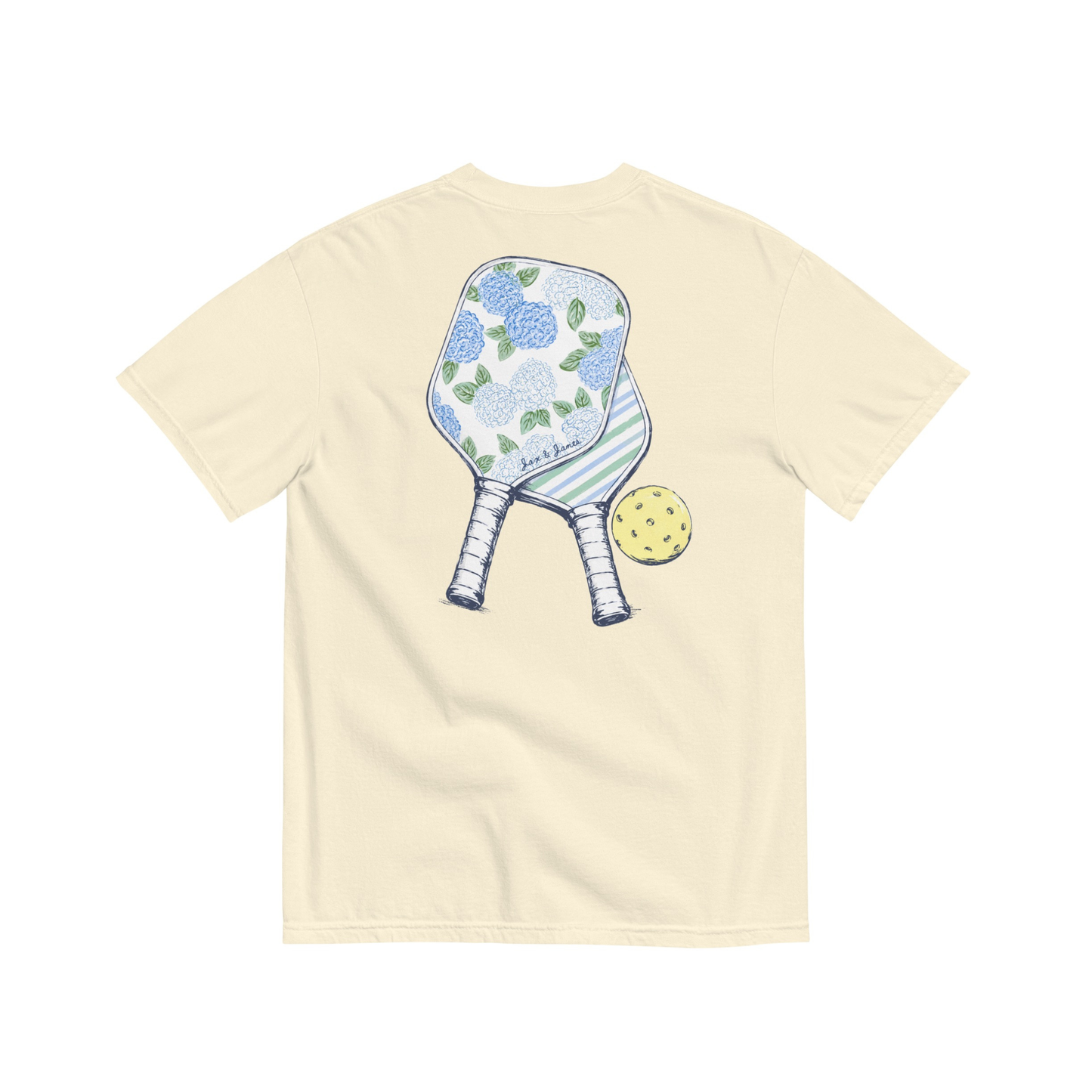 Hydrangea Pickleball Pocket Tee