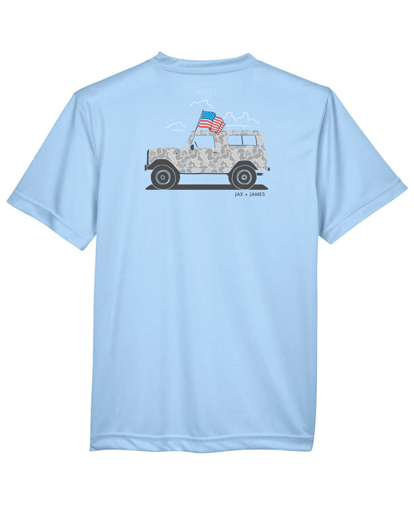 Camo Patriotic Scout Performance Tee
