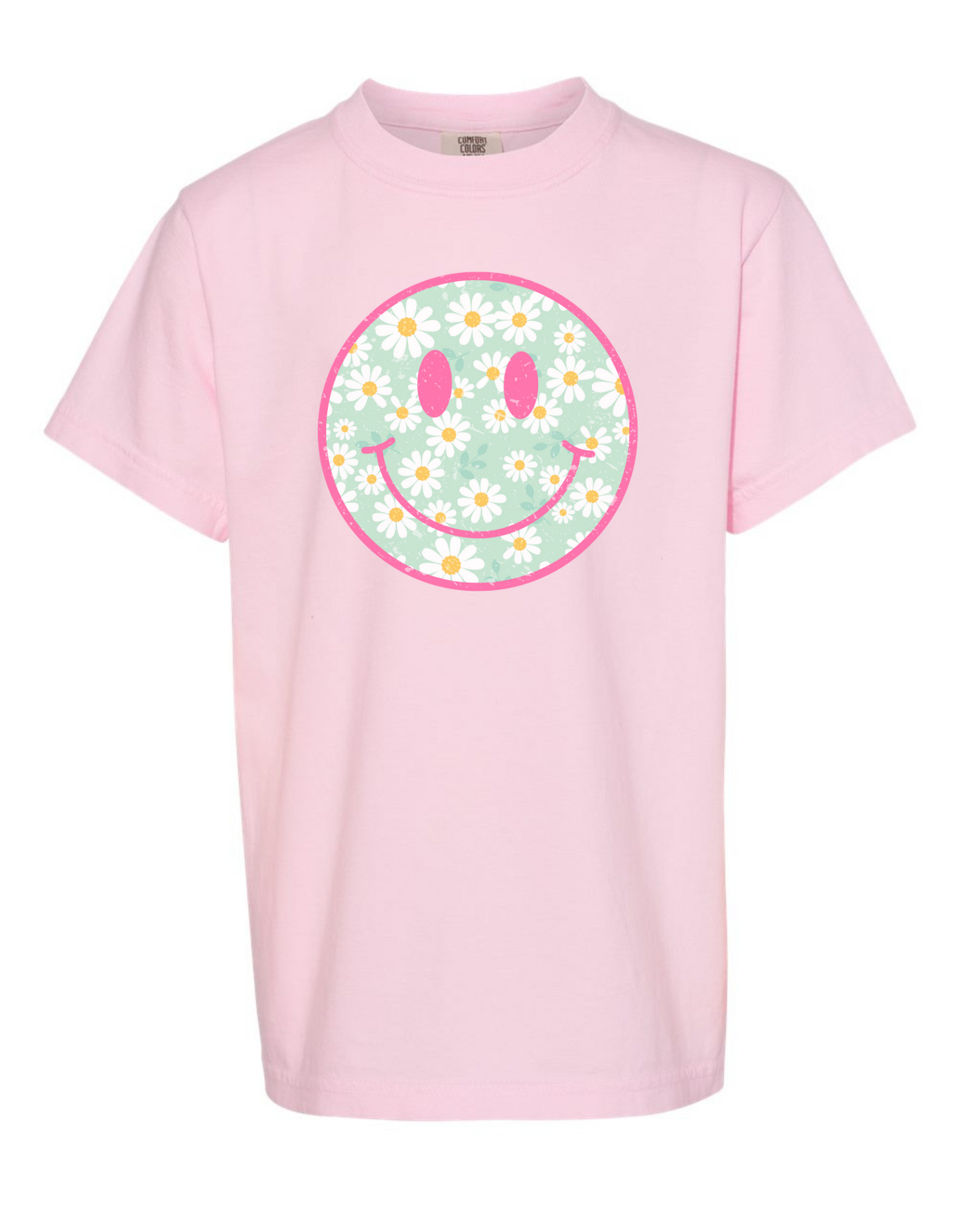 Smiley Face Comfort Color Tee