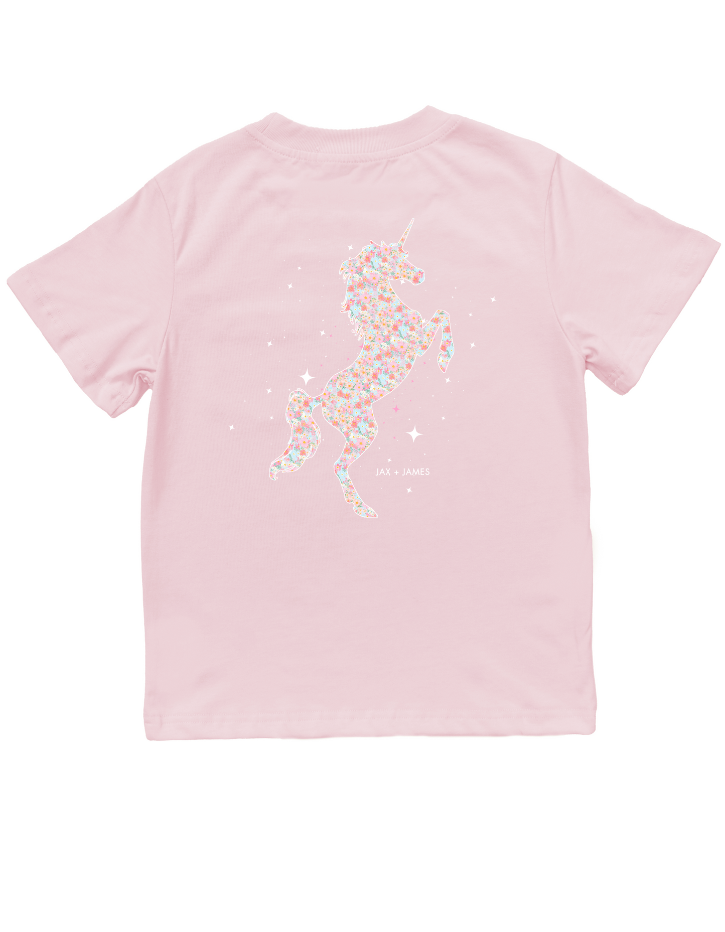 Floral Unicorn Pocket Graphic Tee