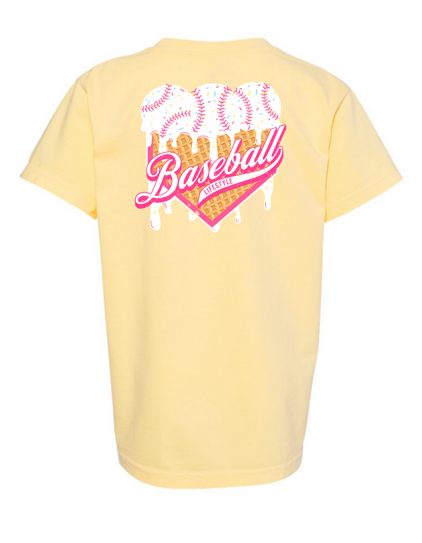 Baseball Lifestyle Comfort Color Tee