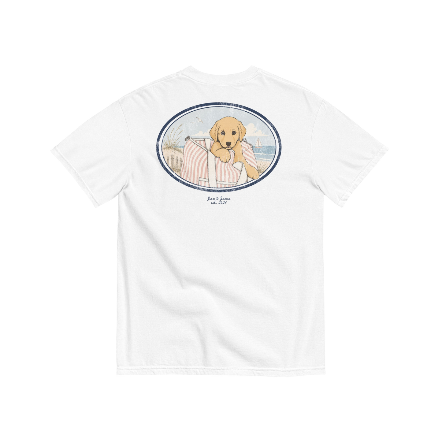 Beach Bag Puppy Tee
