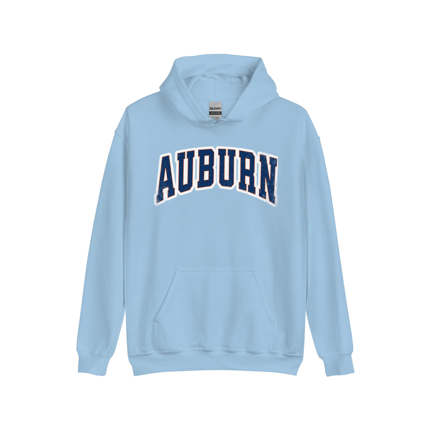 Vintage Washed Auburn Graphic Hoodie
