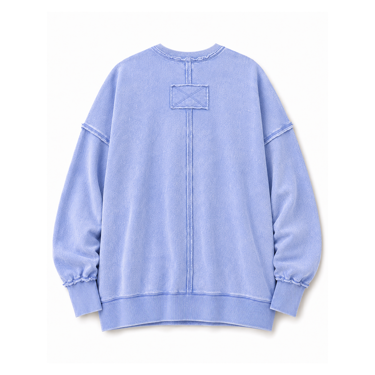 Acid Wash French Terry Pocket Sweatshirt