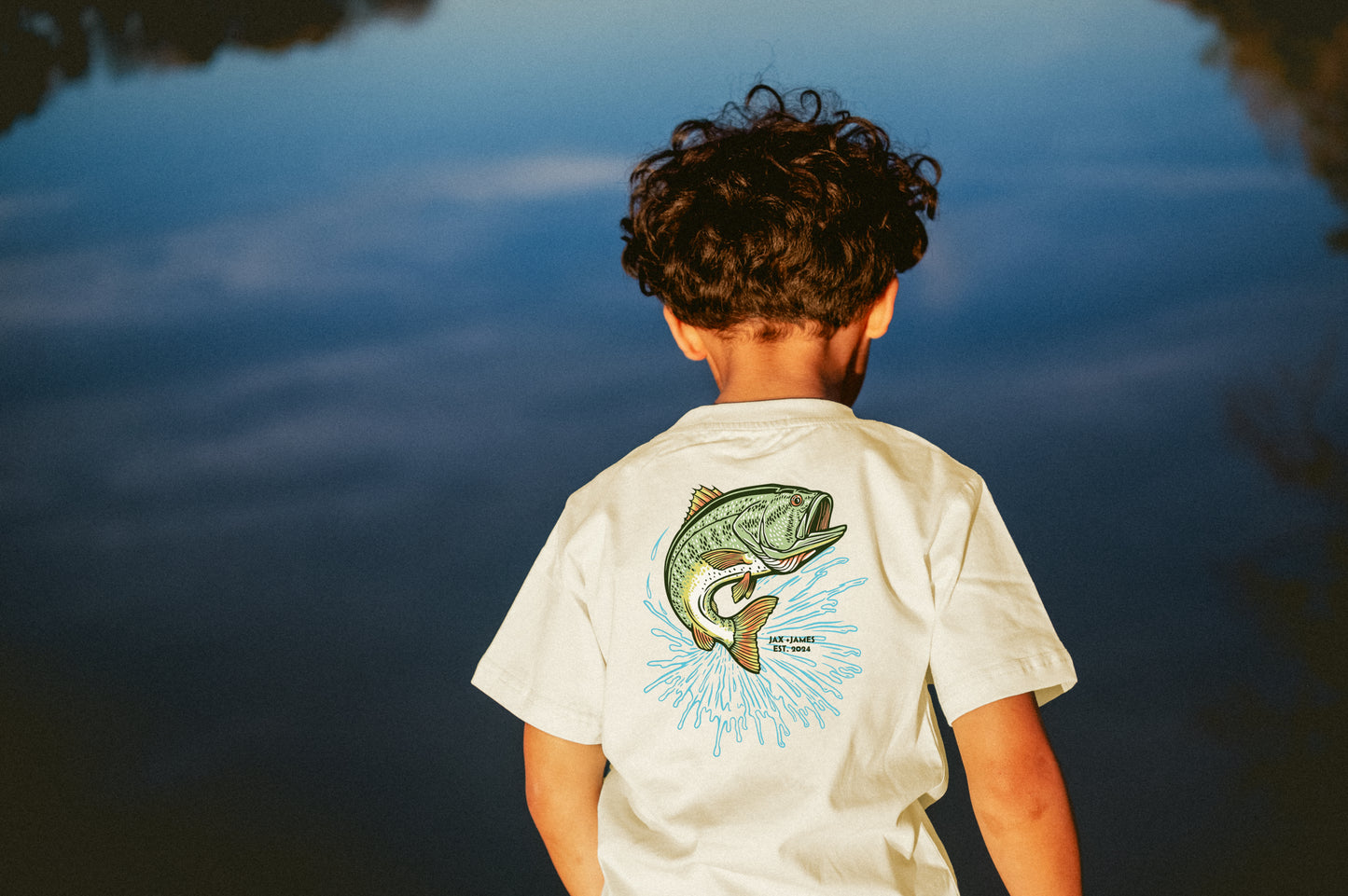 Bass Fish Pocket Graphic Tee