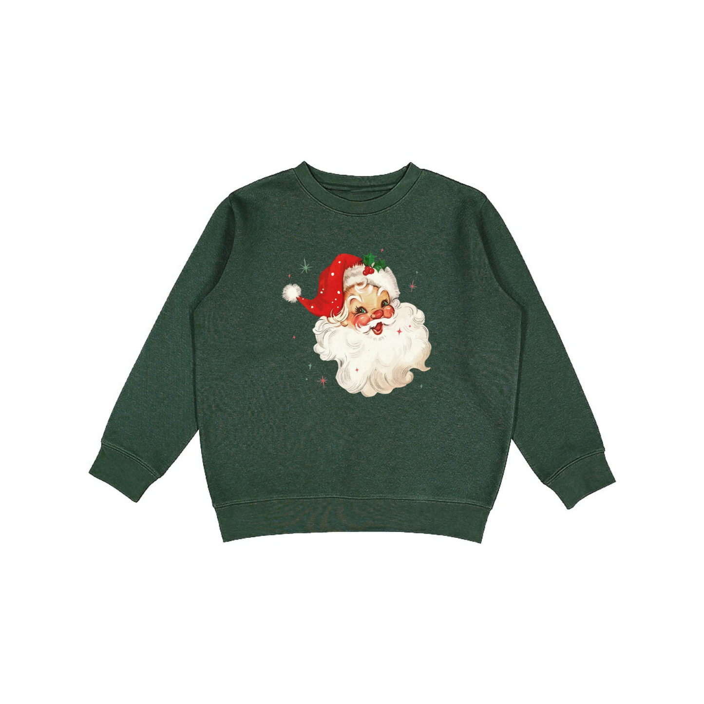 White Vintage Santa Sweatshirt