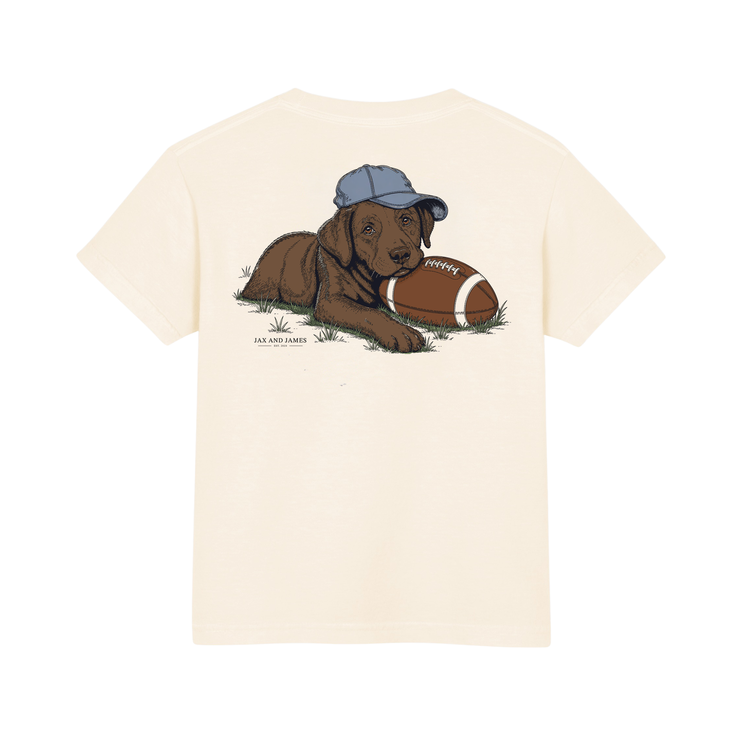 Football Dog Pocket Tee
