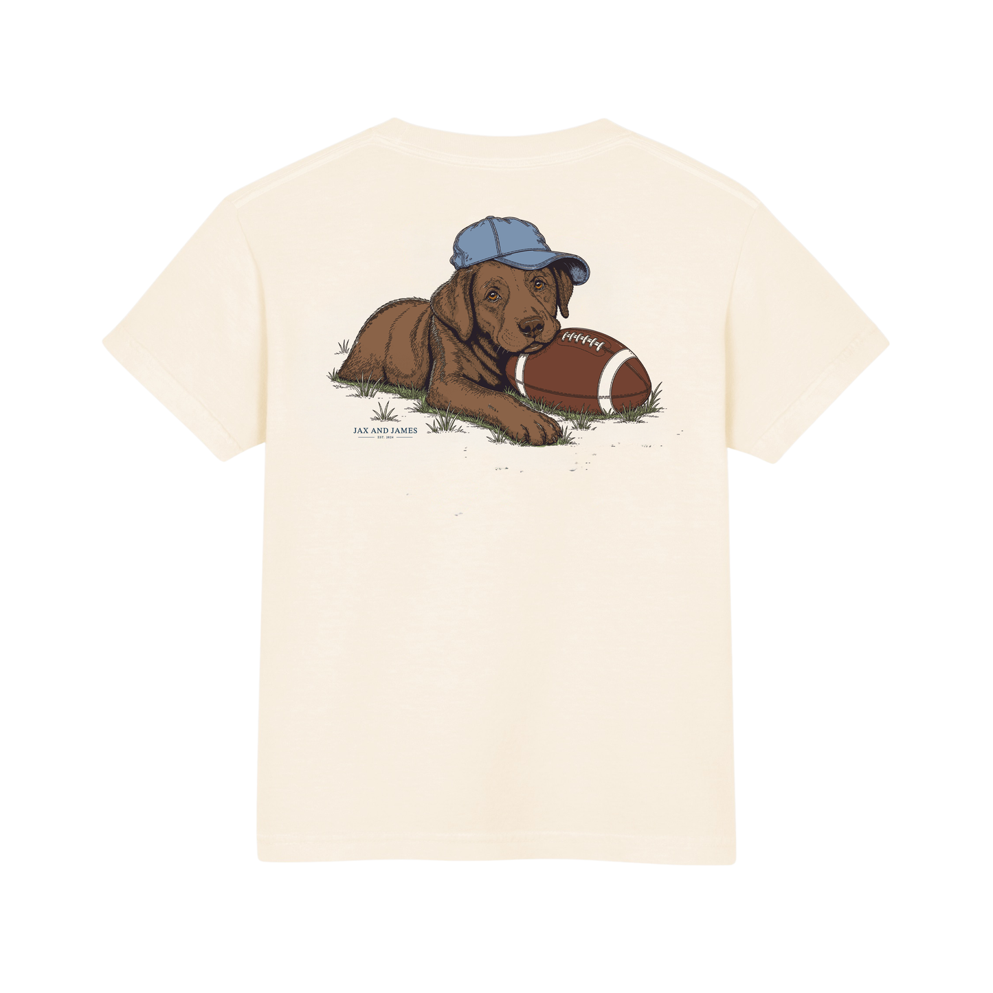 Football Dog Pocket Tee