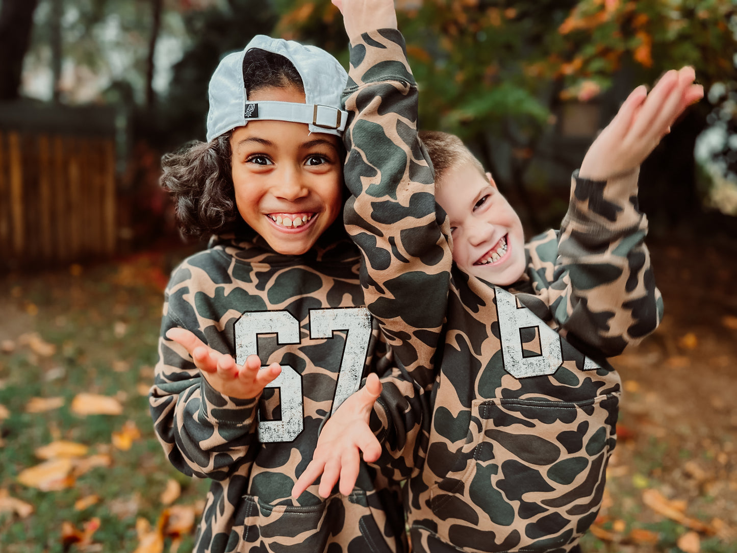 6-7 Camo Hooded Sweatshirt