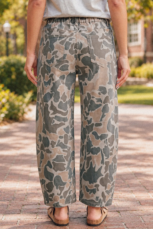 Duck Camo Ankle Jeans
