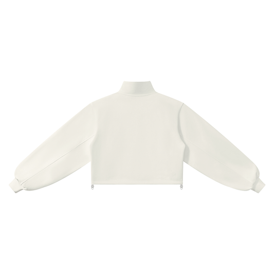 Heavyweight Cropped Quarter-Zip
