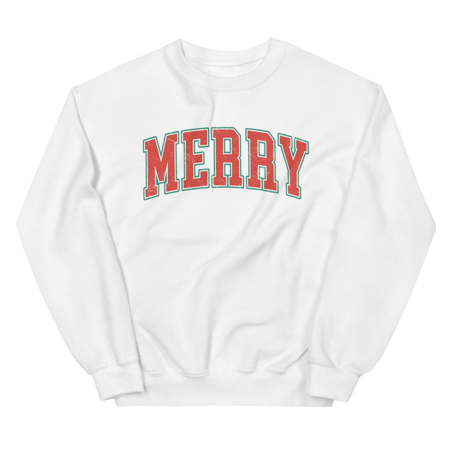 Merry Varsity Letter Graphic Sweatshirt