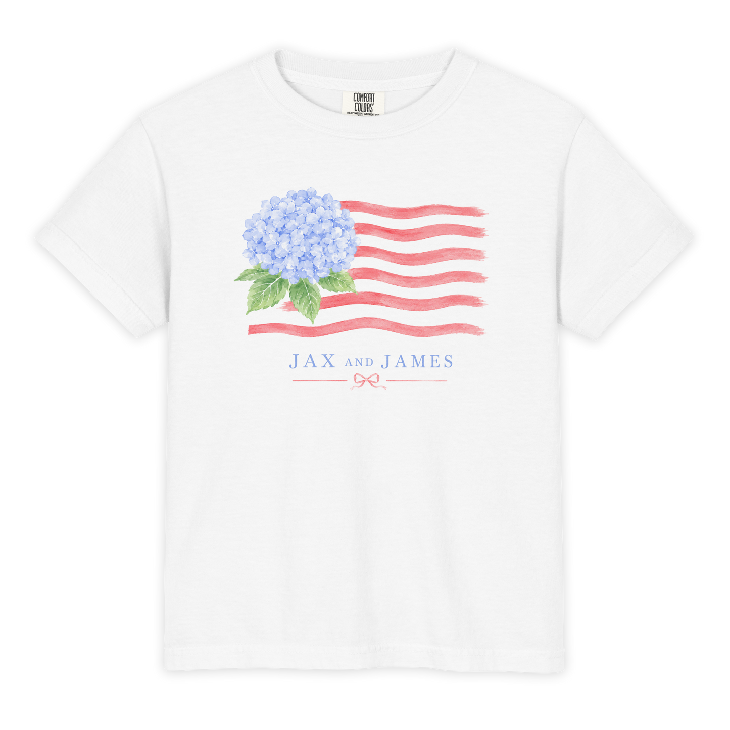 Classic Hydrangea Flag Tee