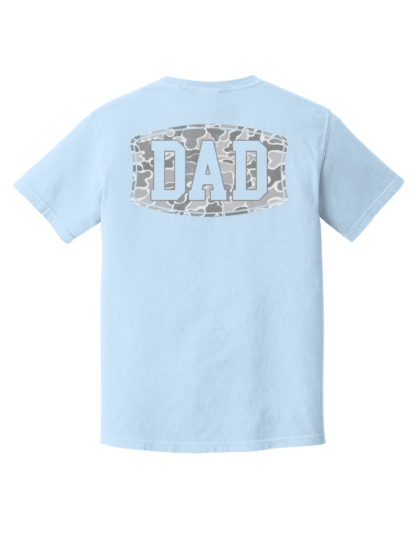 Camo Dad Comfort Color Pocket Tee