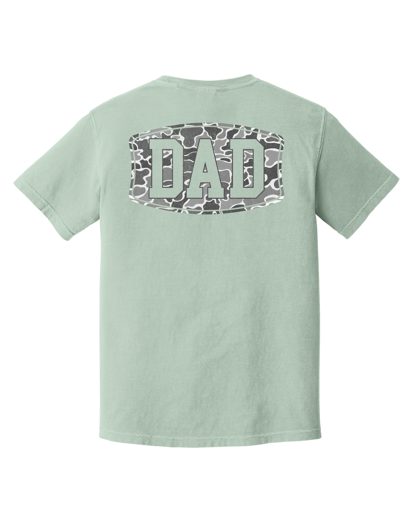 Camo Dad Comfort Color Pocket Tee