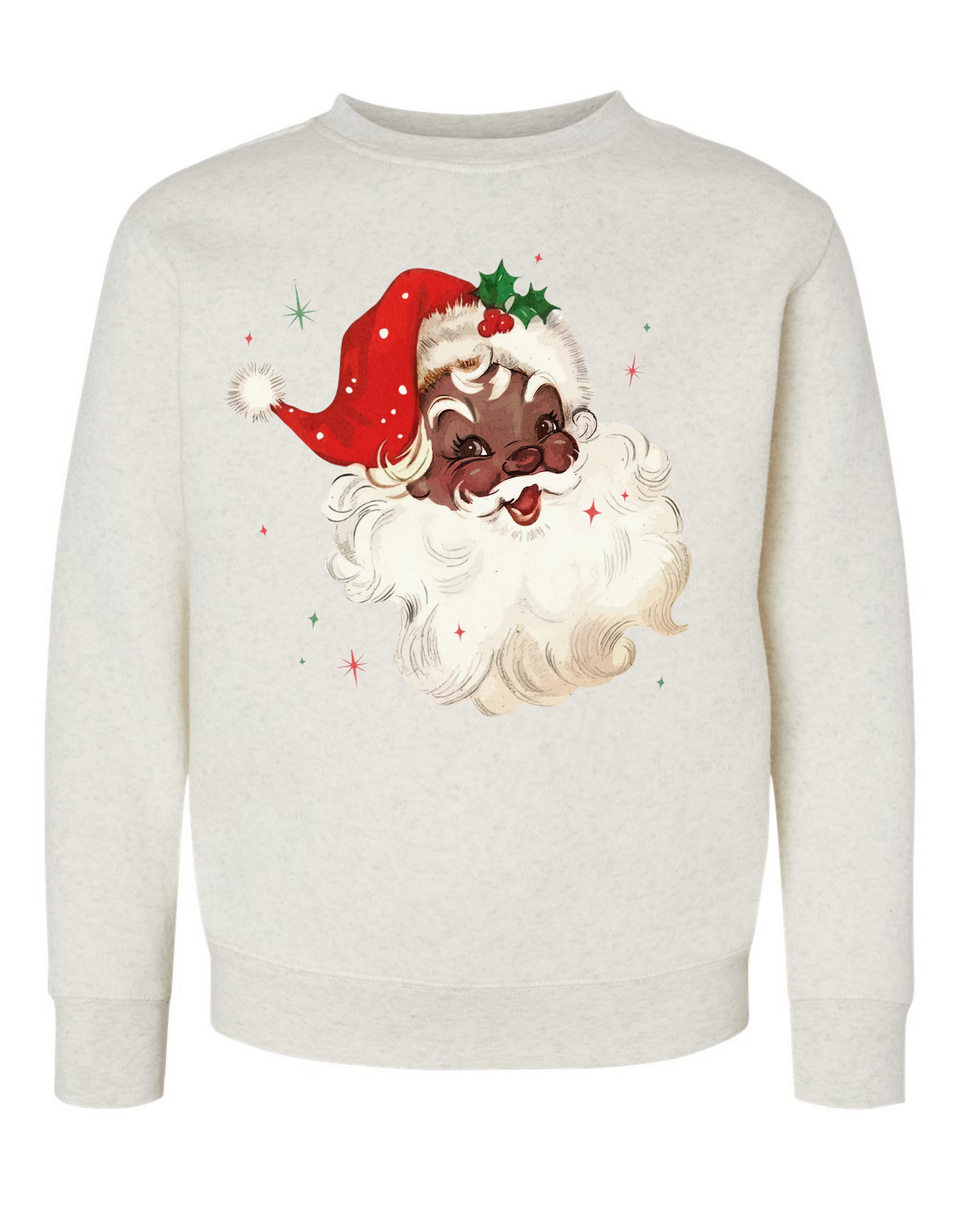 Brown Vintage Santa Sweatshirt