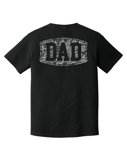 Camo Dad Comfort Color Pocket Tee
