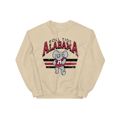 AL Elephant Retro Graphic Sweatshirt