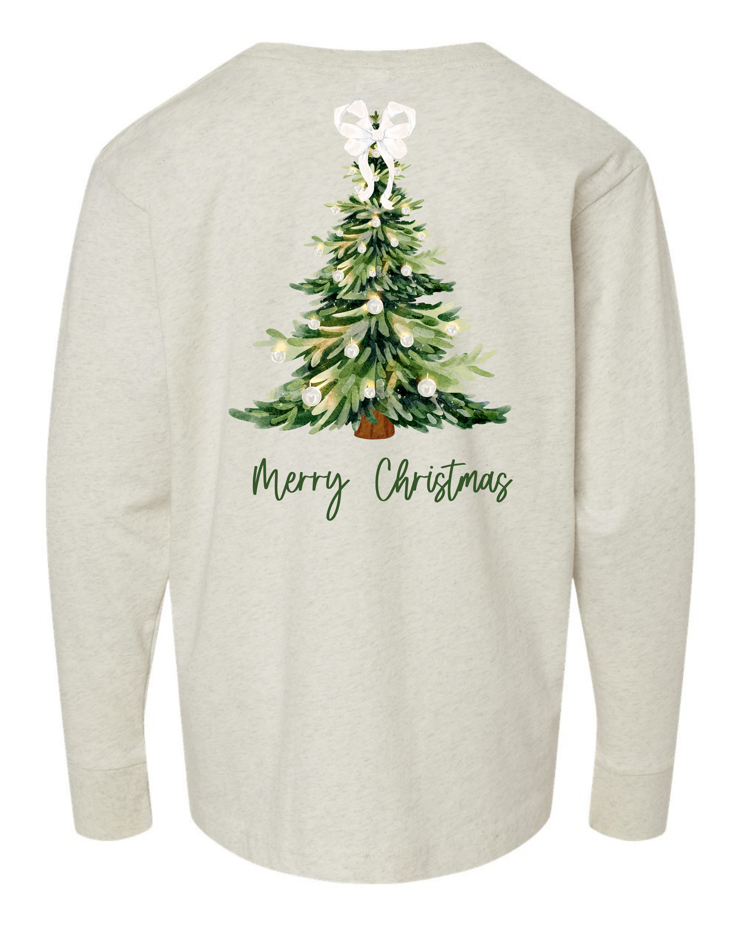 Classic Christmas Tree Long Sleeve Specialty Tee