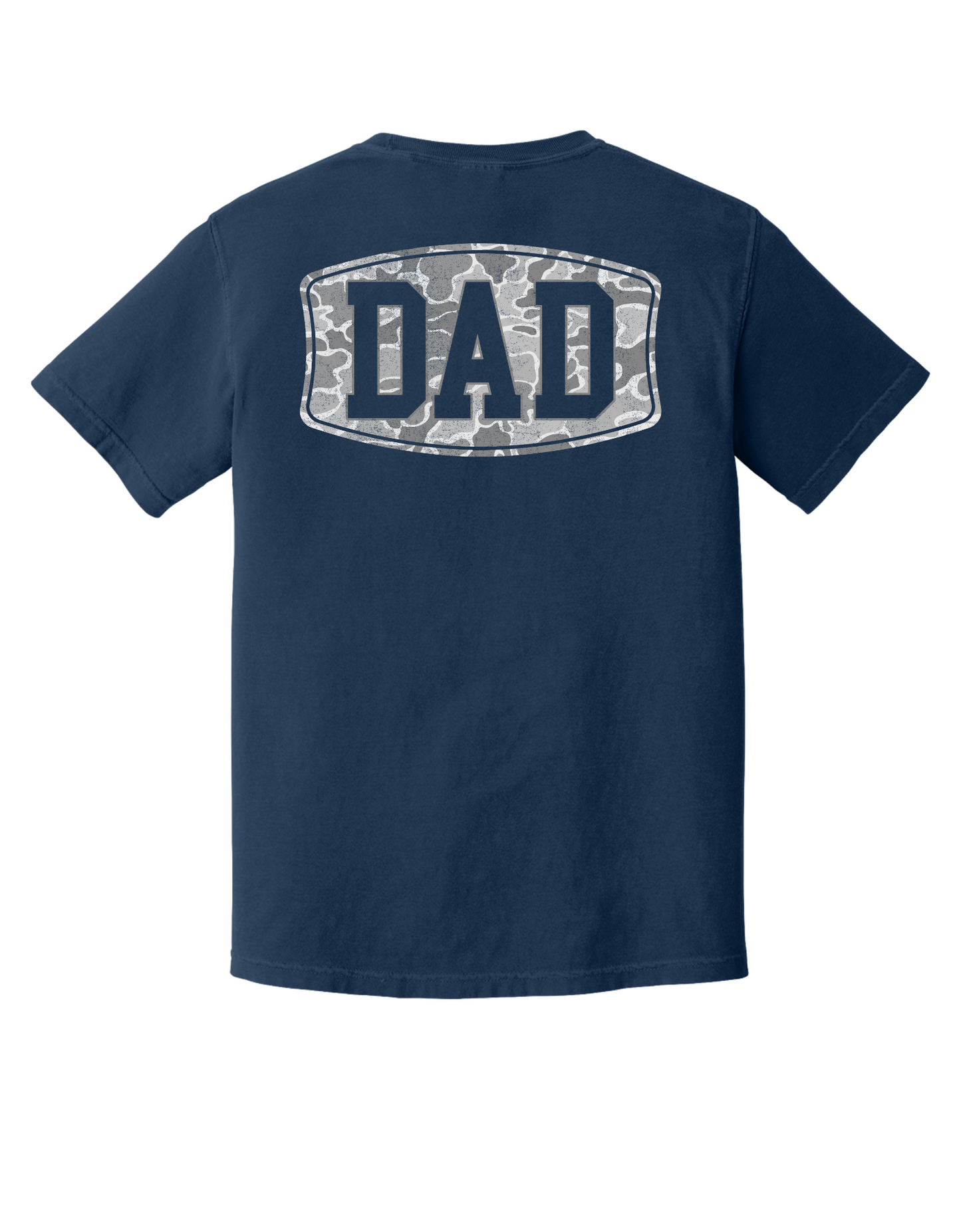 Camo Dad Comfort Color Pocket Tee