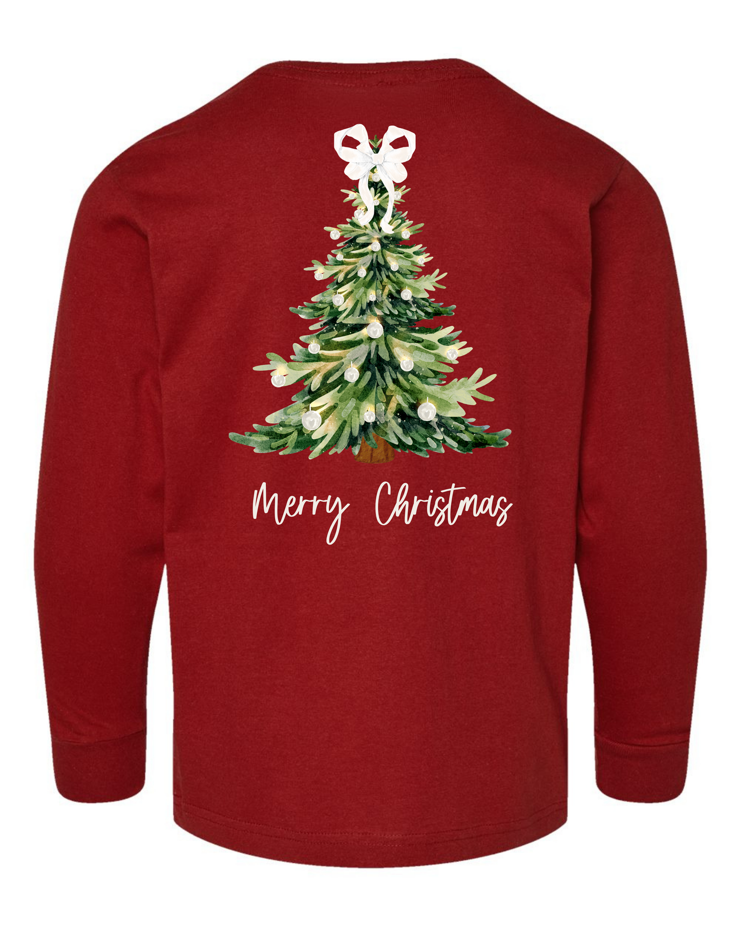 Classic Christmas Tree Long Sleeve Specialty Tee