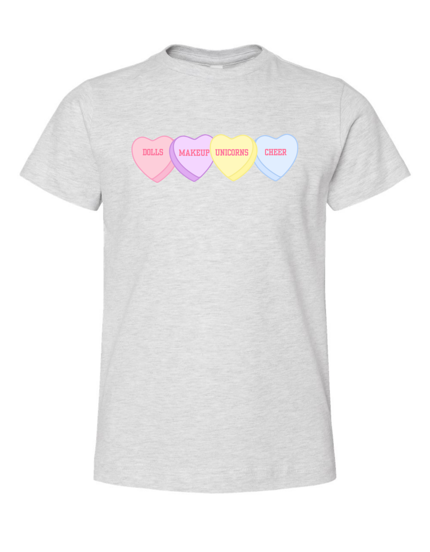 Custom Candy Hearts Specialty Tee