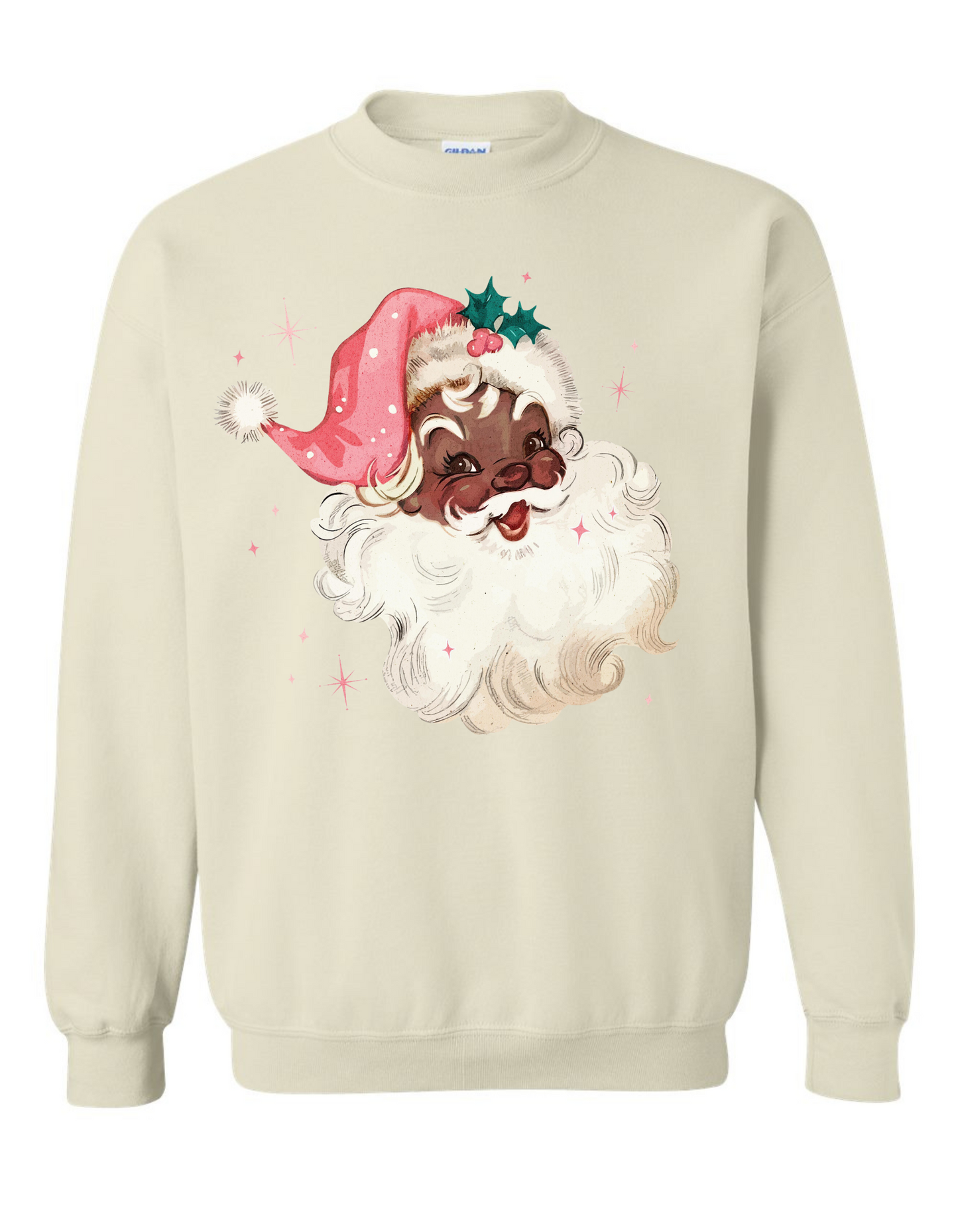 Brown Vintage Santa Sweatshirt