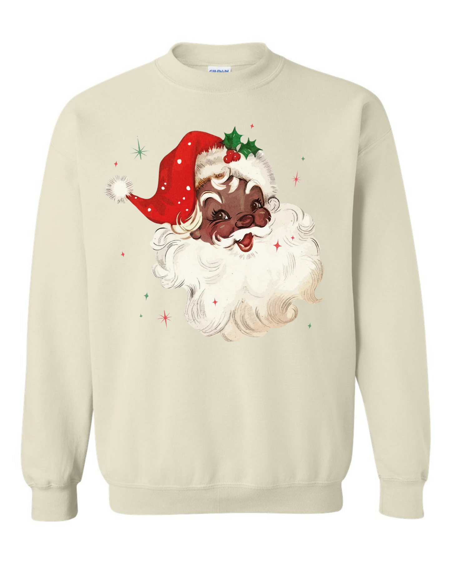 Brown Vintage Santa Sweatshirt