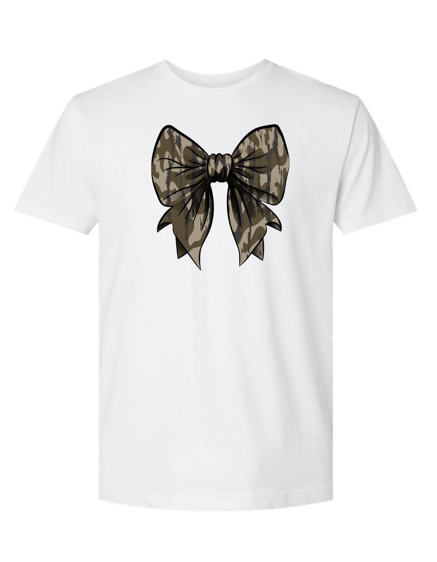 Bottomland Camo Bow Comfort Color Tee