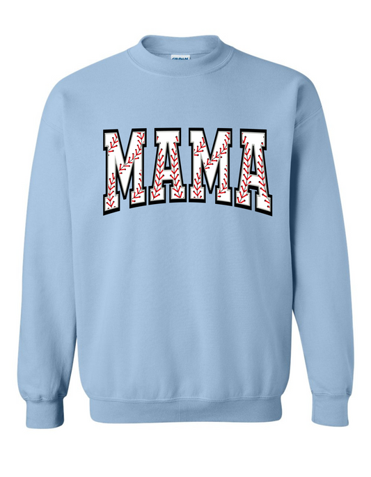 Baseball Laces Mama Sweatshirt