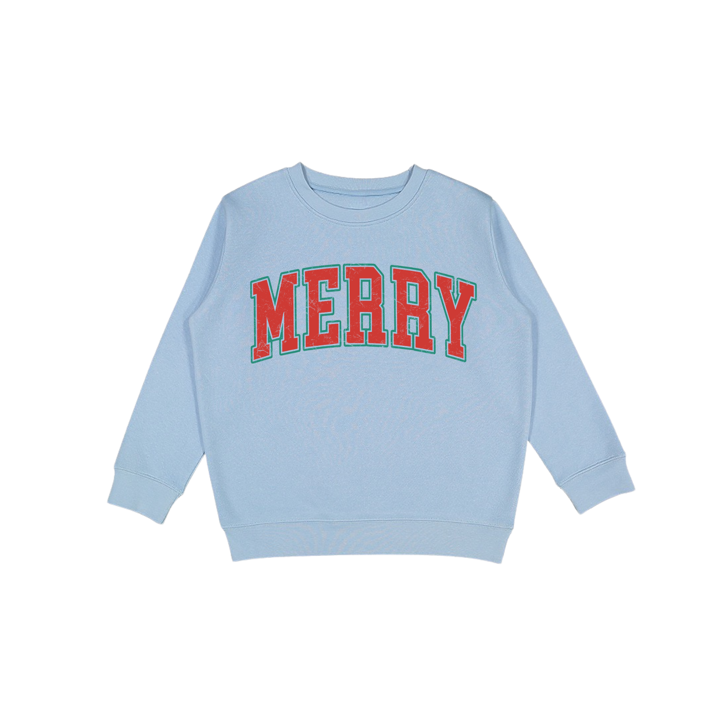 Merry Varsity Letter Graphic Sweatshirt