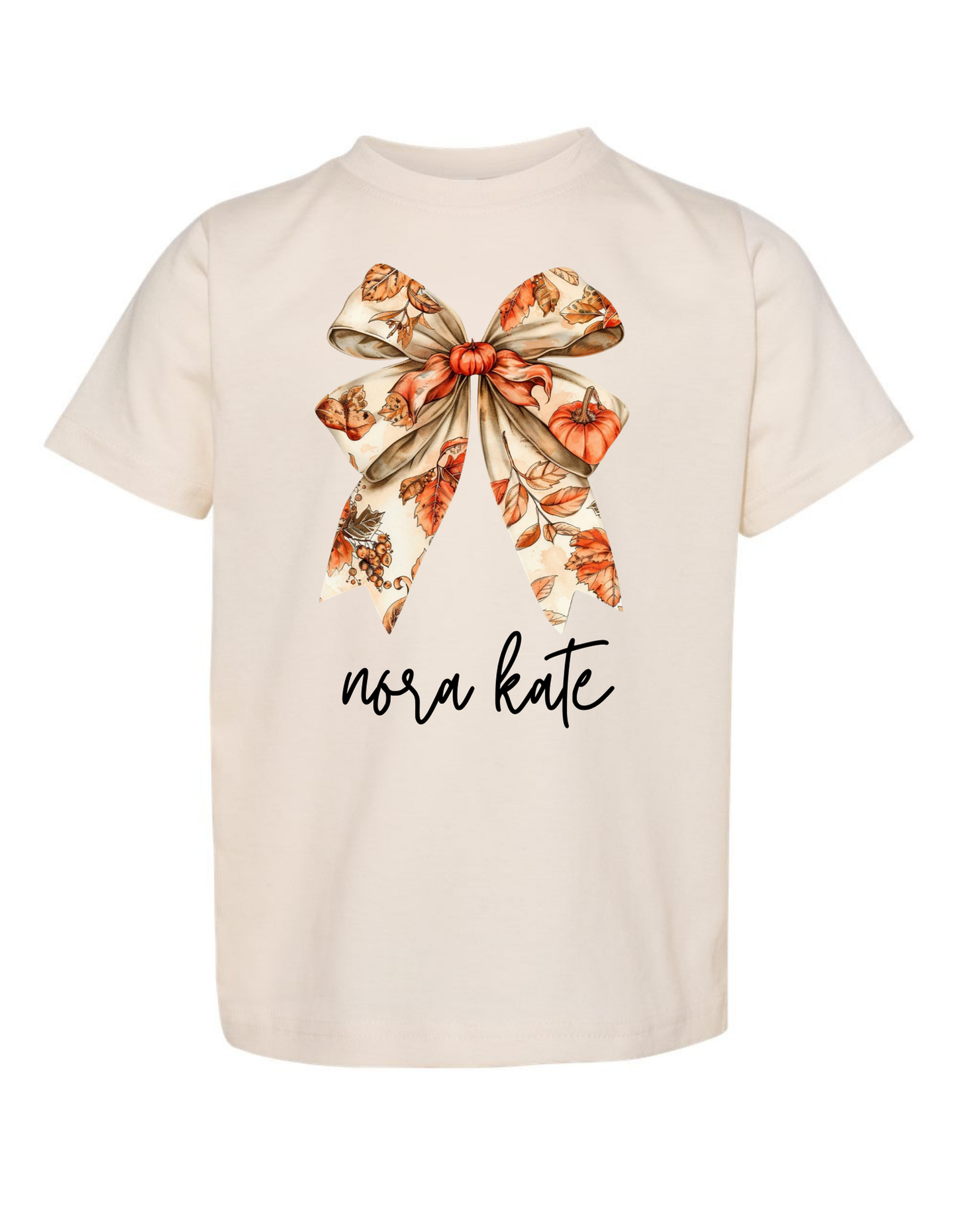 Fall Bow Comfort Color Tee (Sweatshirt available)