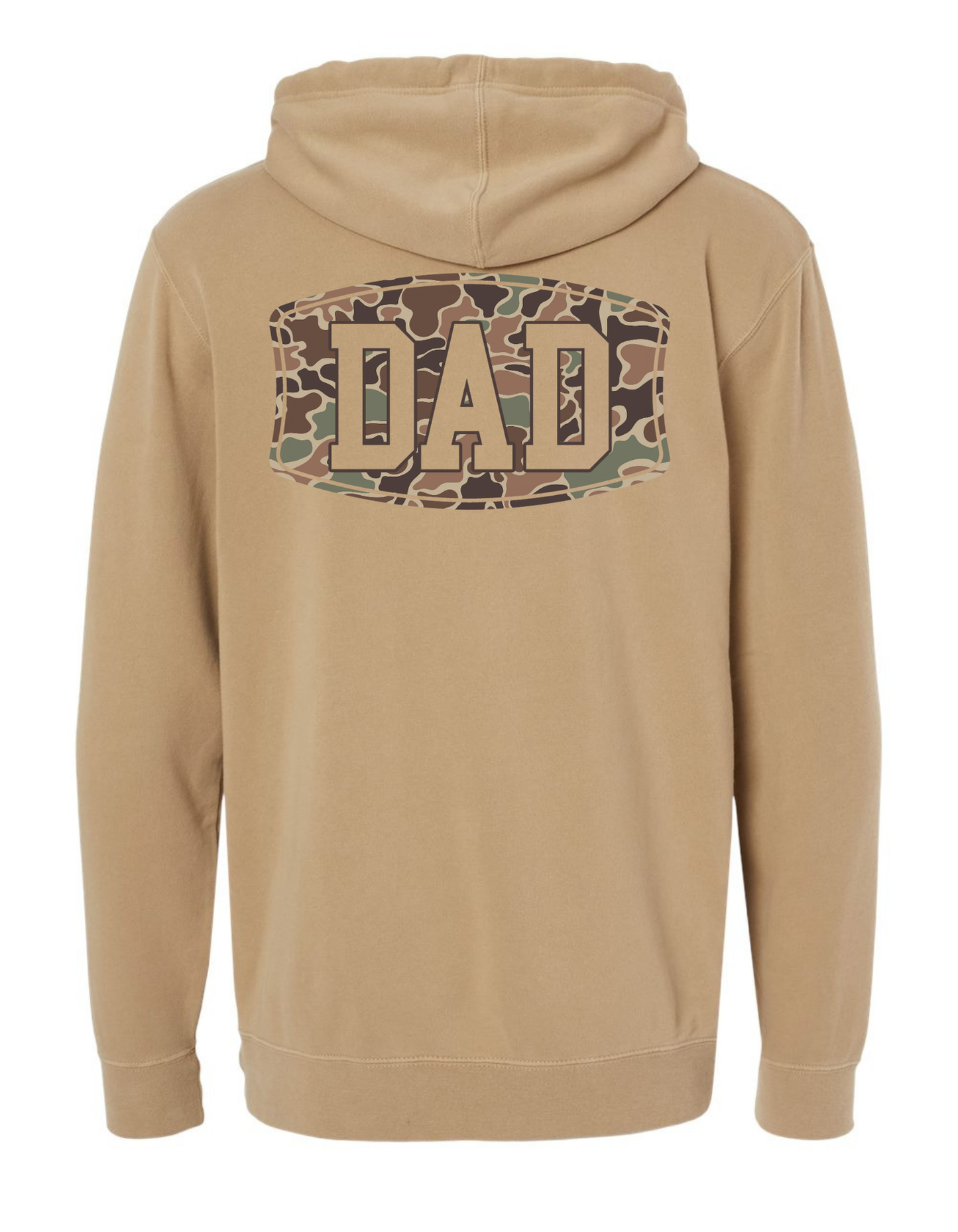 Camo Dad  Hooded Sweatshirt