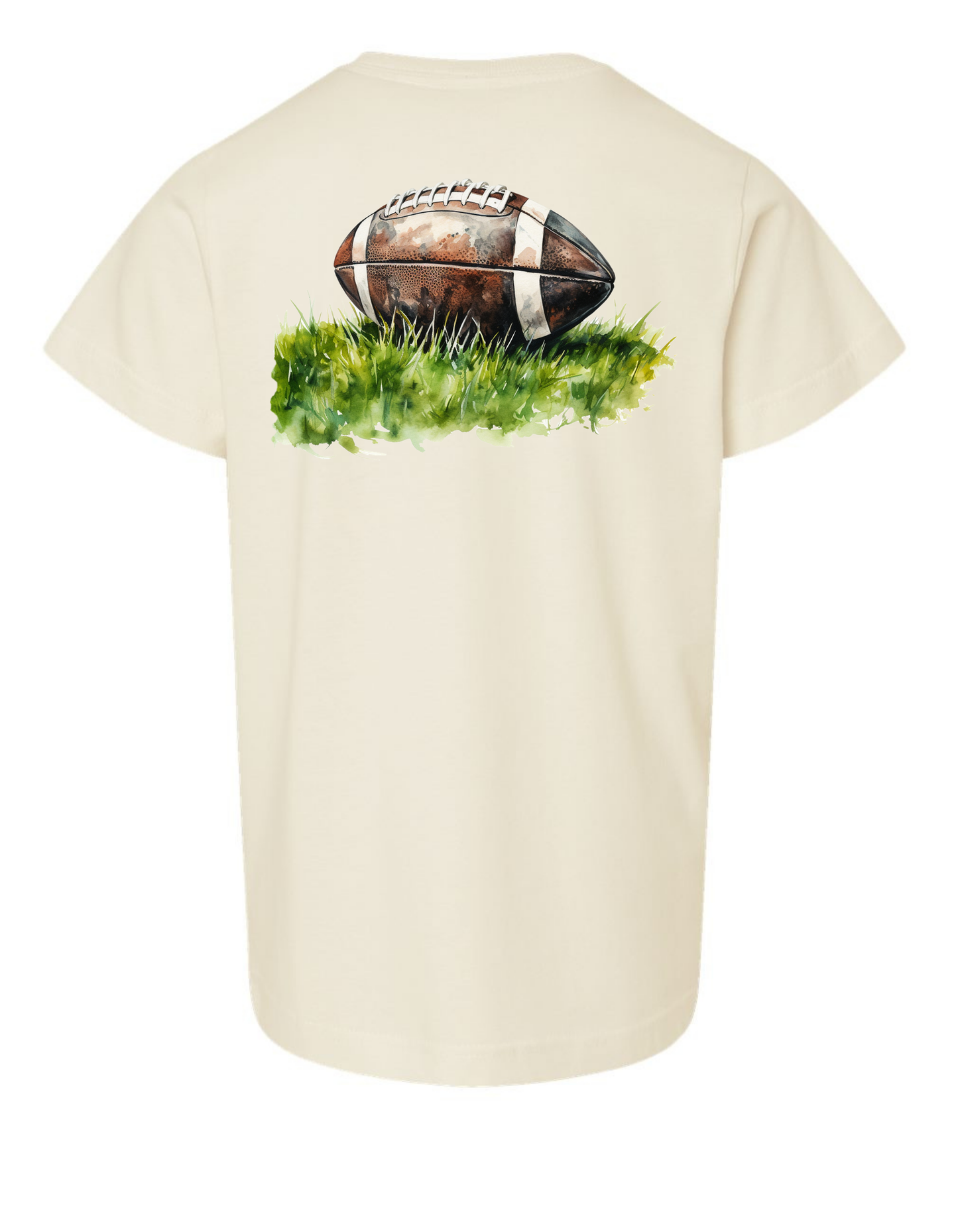 Watercolor Football Specialty Tee