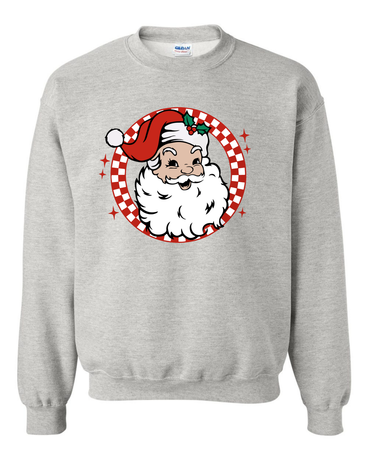 Retro White Santa Sweatshirt