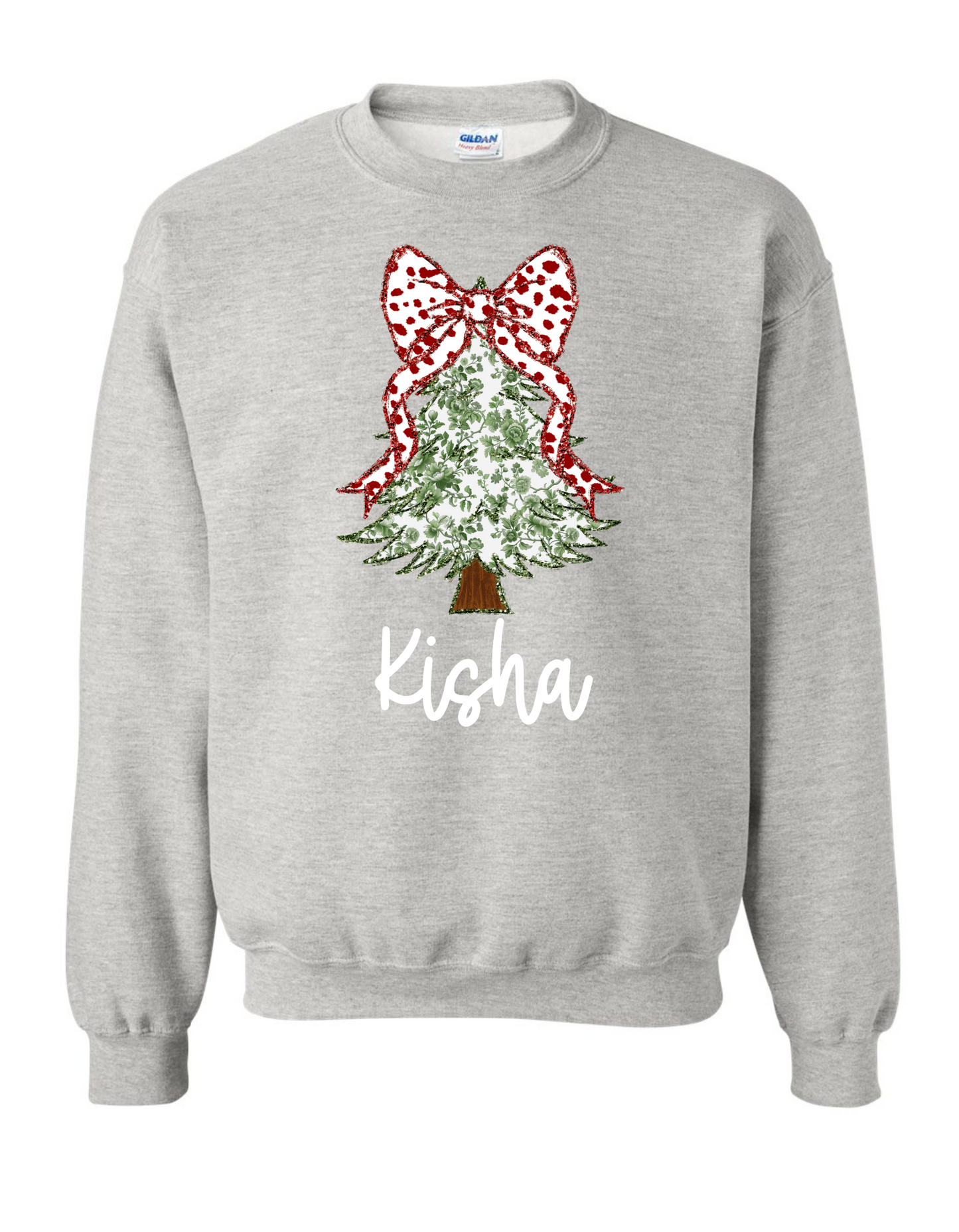 Christmas Tree Coquette Sweatshirt