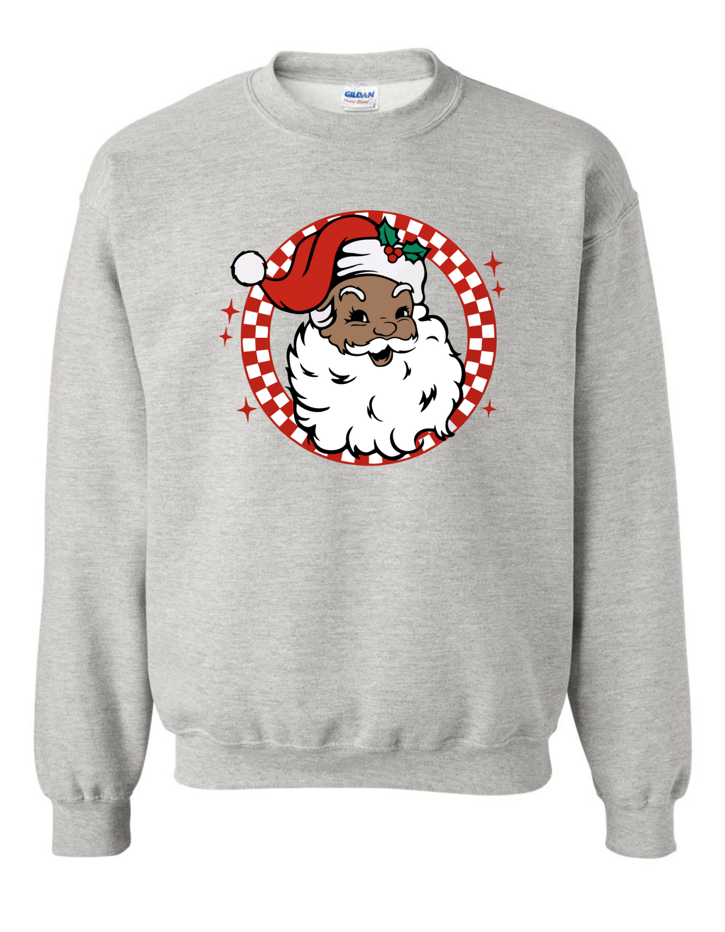 Retro Brown Santa Sweatshirt