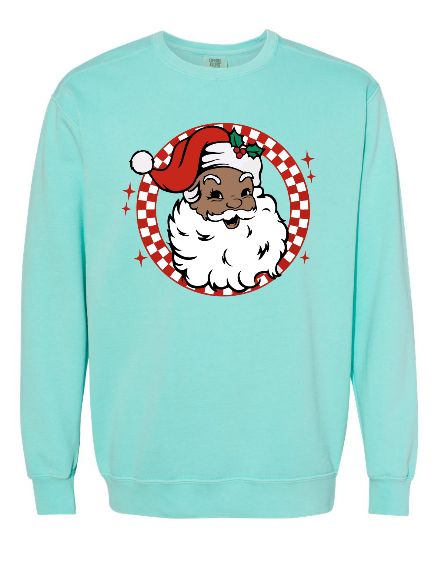 Retro Brown Santa Sweatshirt