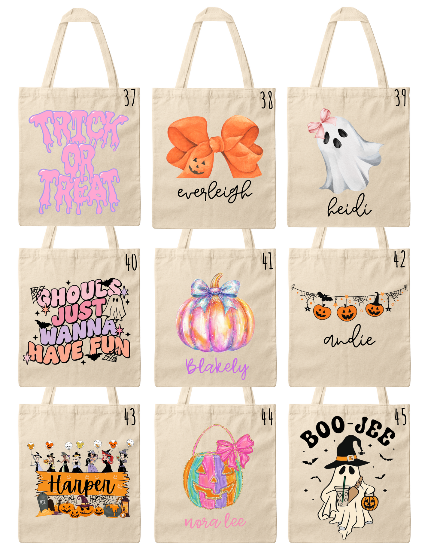 Halloween Treat Bags