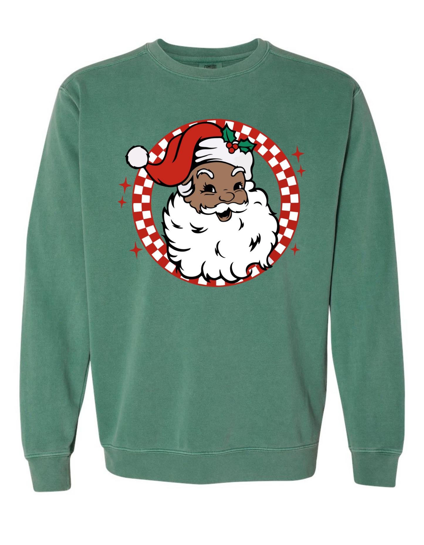 Retro Brown Santa Sweatshirt