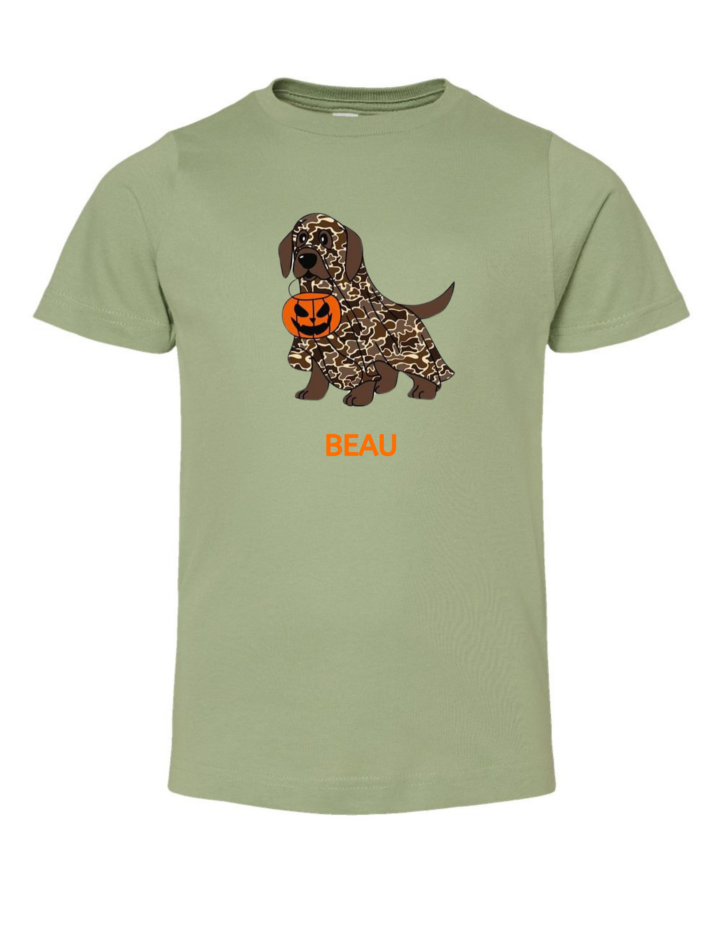 Halloween Camo Puppy Specialty Tee