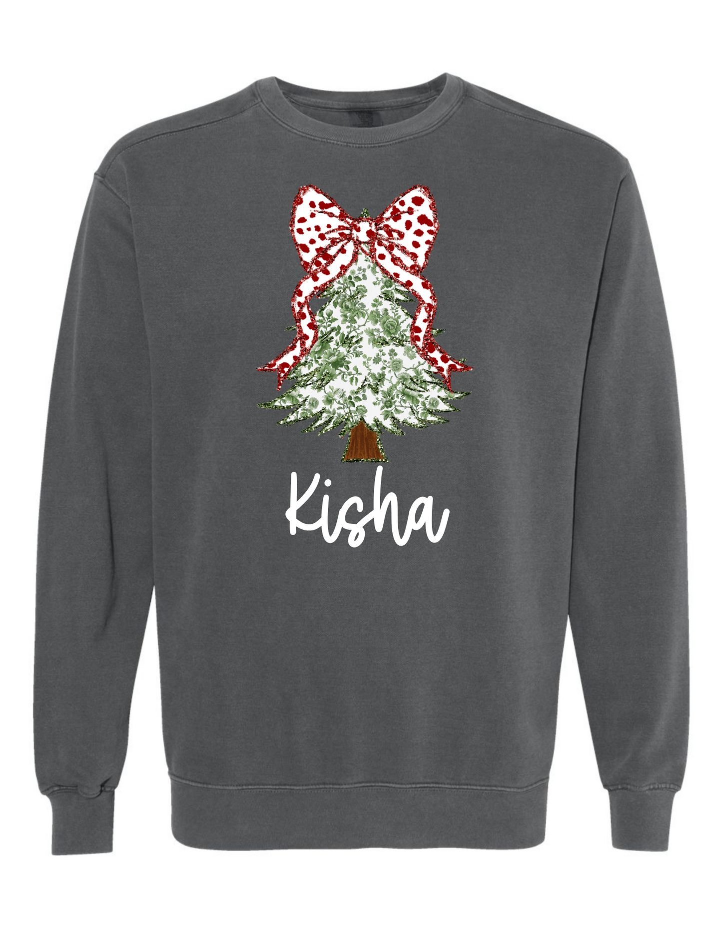 Christmas Tree Coquette Sweatshirt