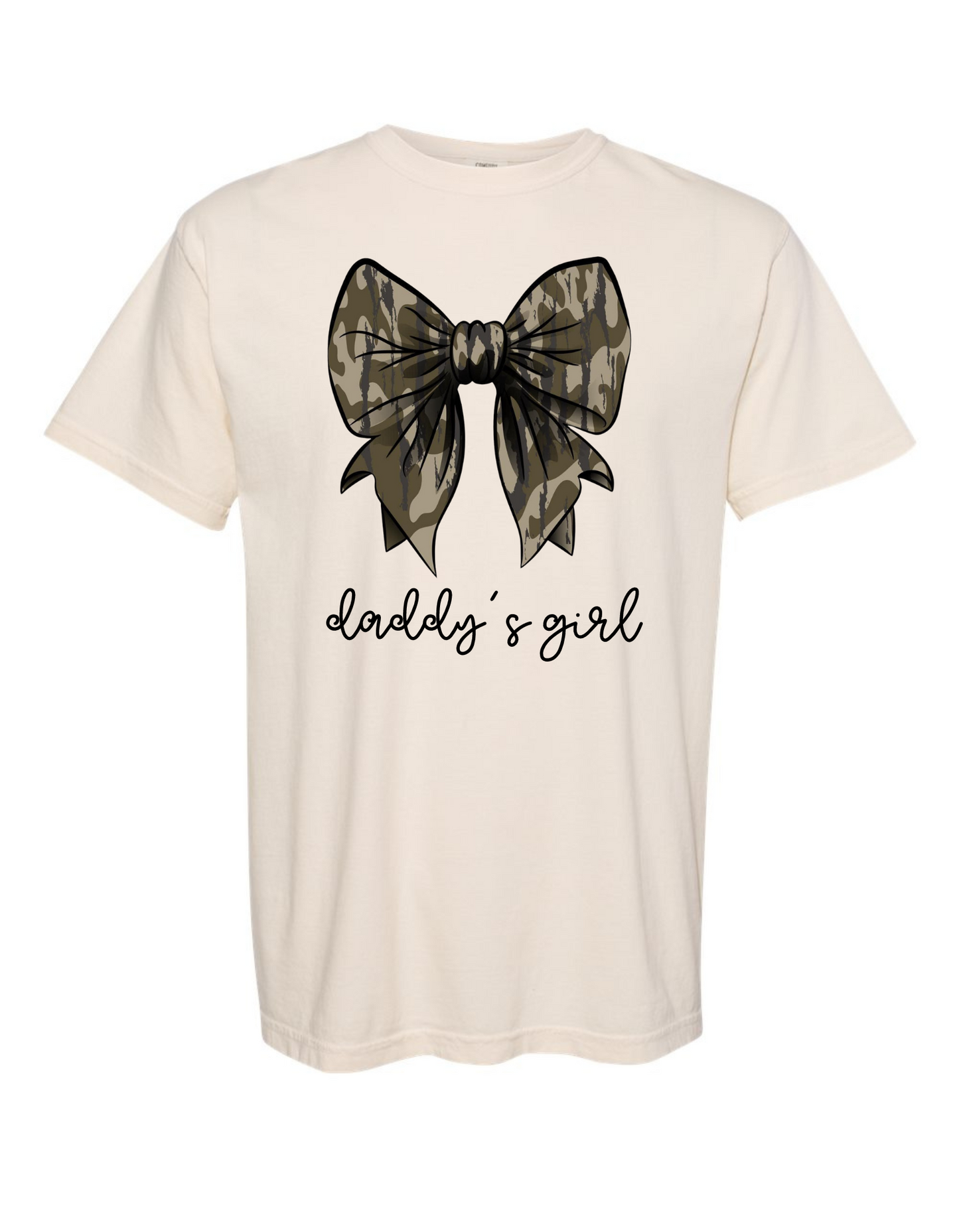 Bottomland Camo Bow Comfort Color Tee