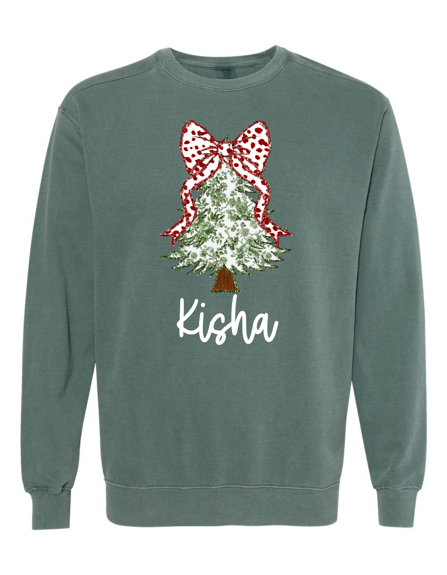 Christmas Tree Coquette Sweatshirt