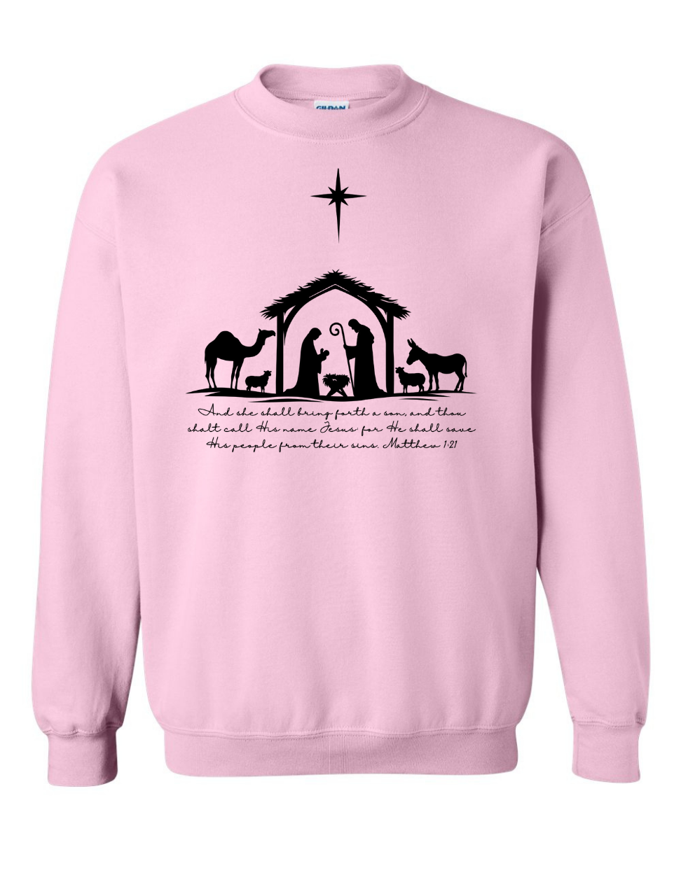 Simple Nativity Scene Sweatshirt