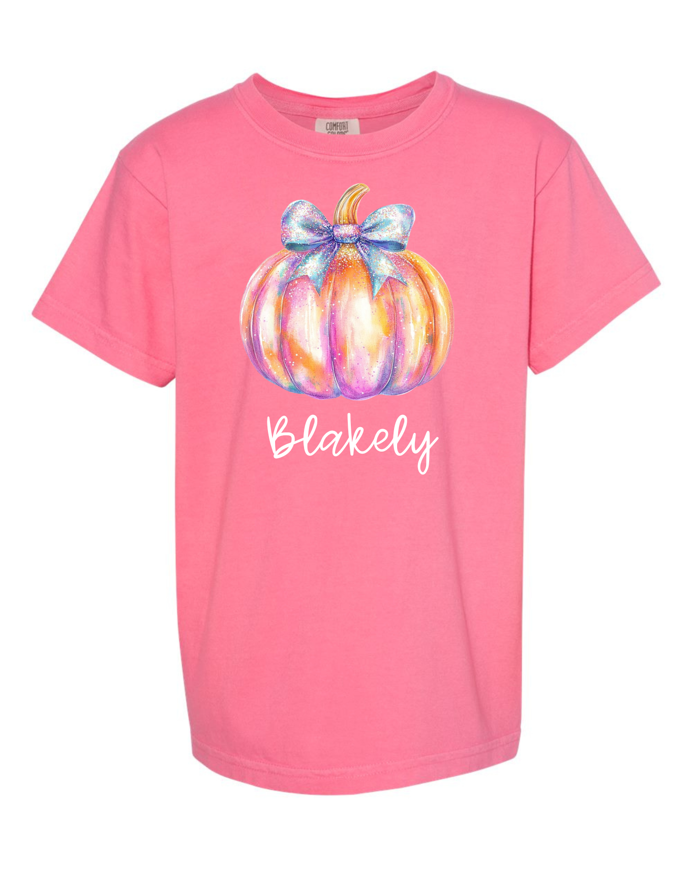 Sparkle Pumpkin Comfort Color Tee