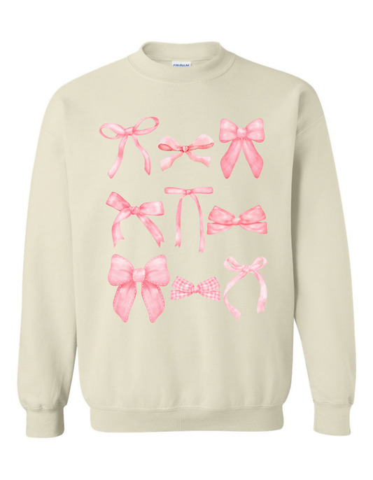 Pink Bows Sweatshirt