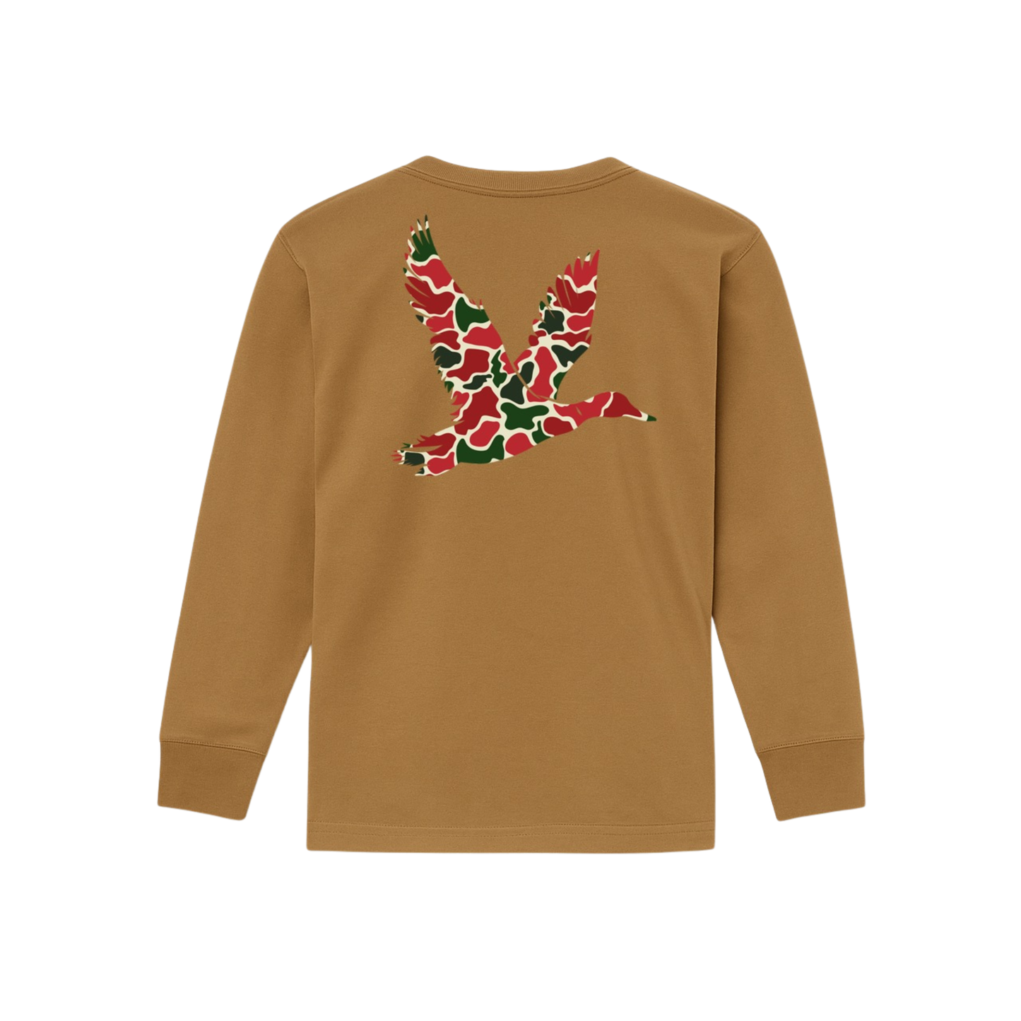 Holiday Camo Duck Long Sleeve Tee