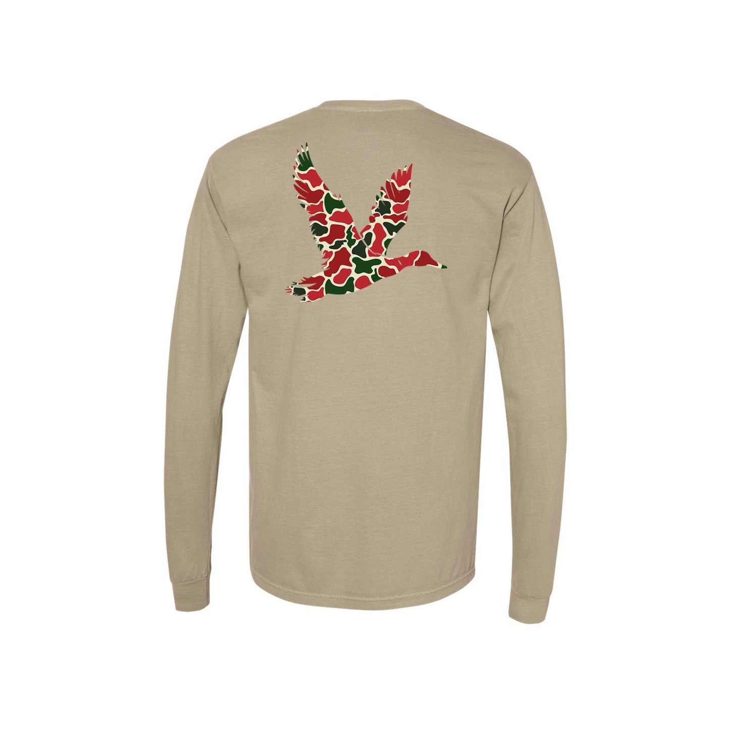 Holiday Camo Duck Long Sleeve Tee