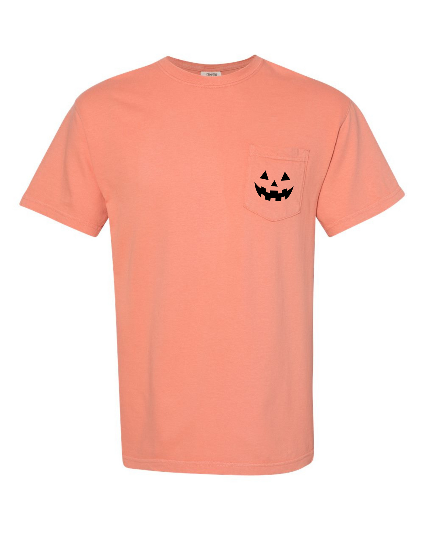 Jack-O-Lantern Pocket Comfort Color Tee